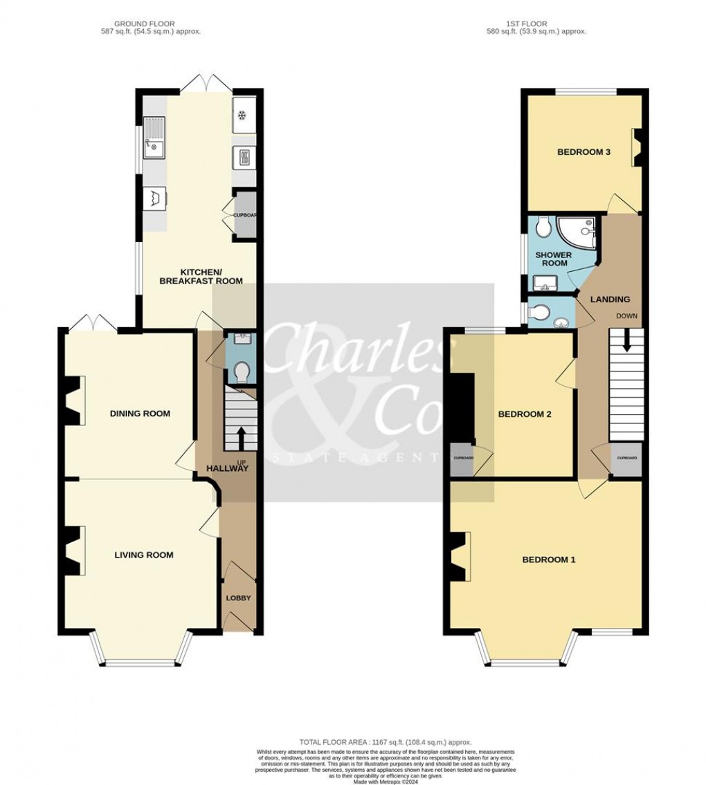 Floorplan for Edmund Road, Hastings