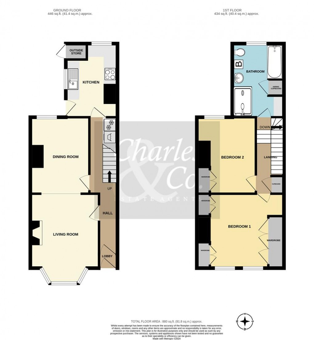 Floorplan for Clarence Road, St. Leonards-On-Sea