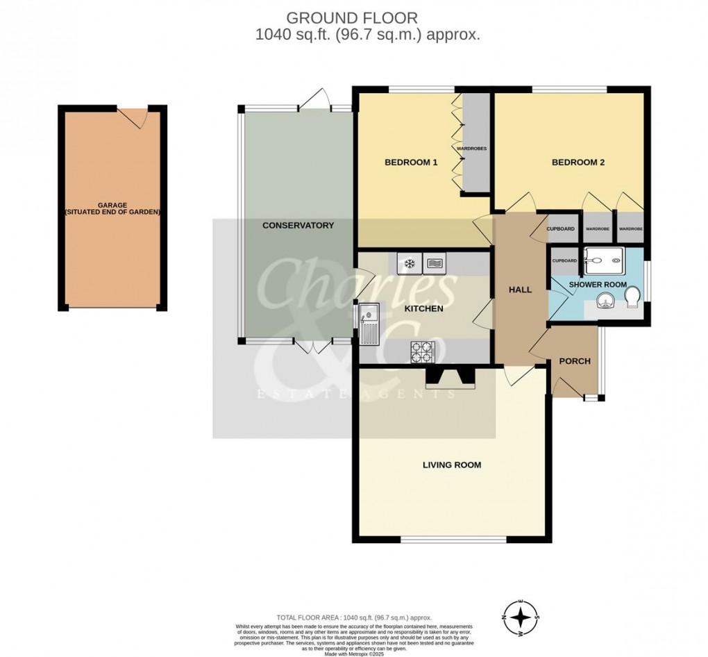Floorplan for Cedar Close, St. Leonards-On-Sea