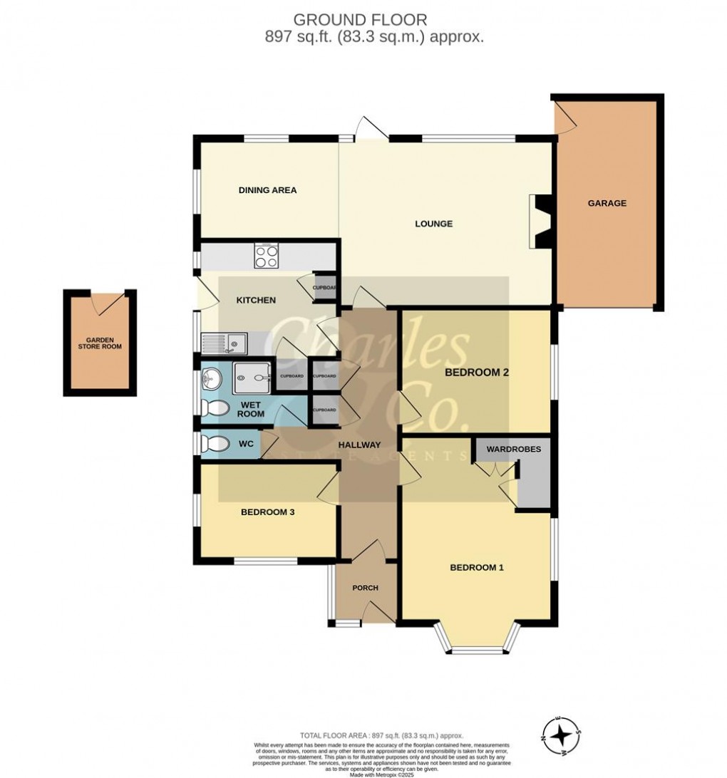 Floorplan for Ironlatch Avenue, St. Leonards-On-Sea