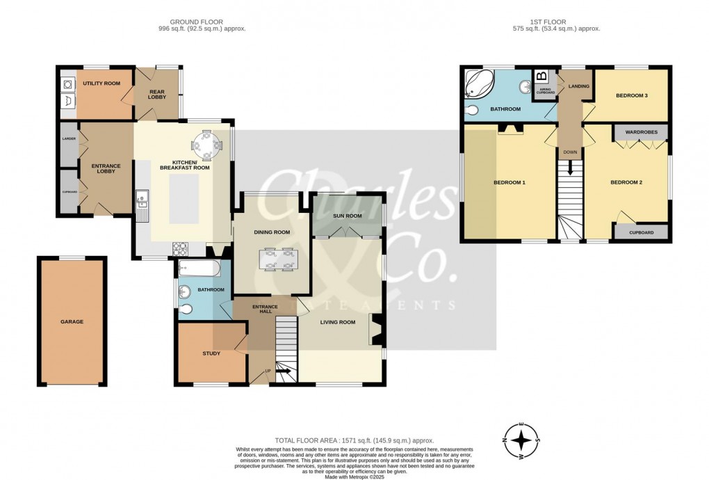 Floorplan for Park Wood Road, Hastings