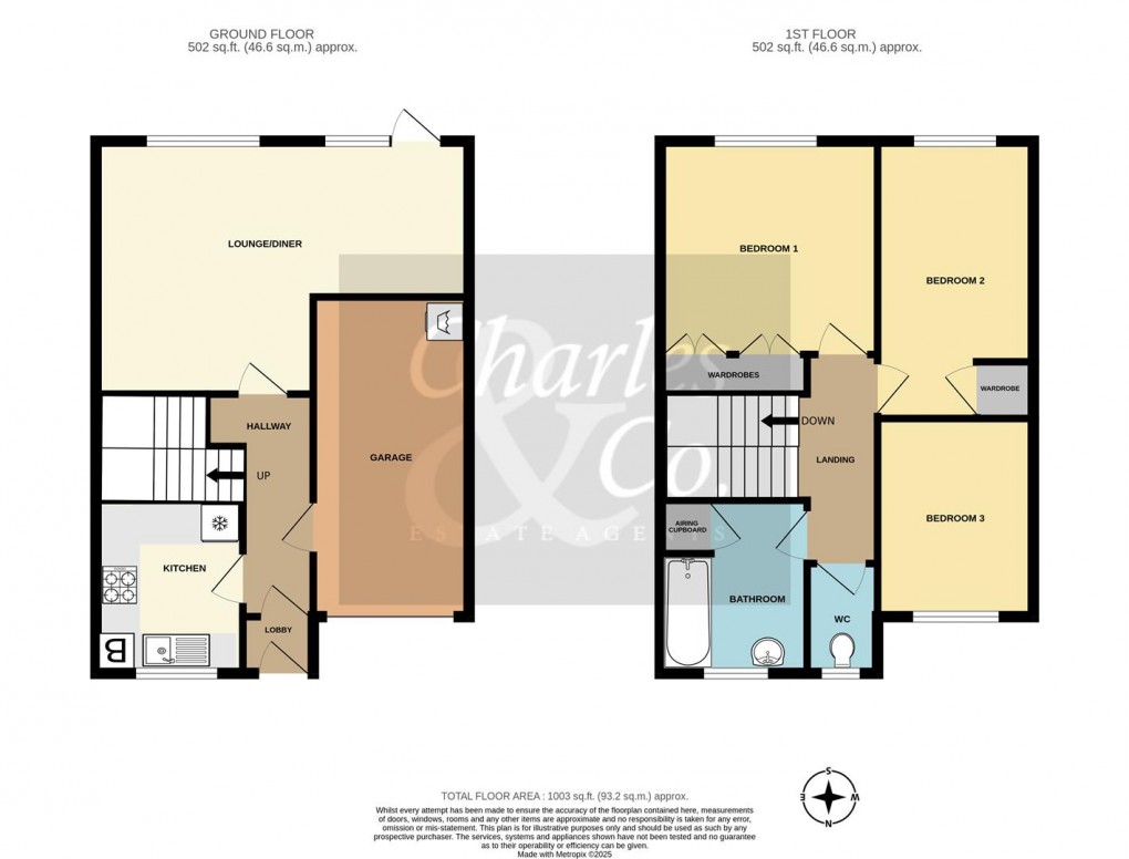 Floorplan for Priory Road, Hastings