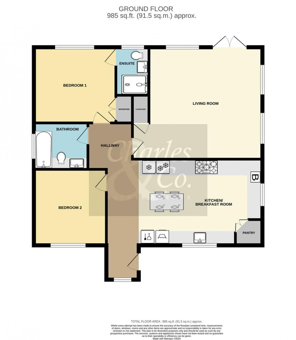 Floorplan for Tollgate Road, Sedlescombe