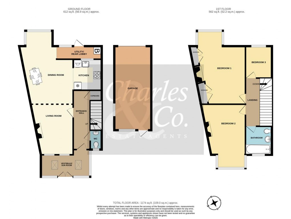 Floorplan for Rotherfield Avenue, Hastings