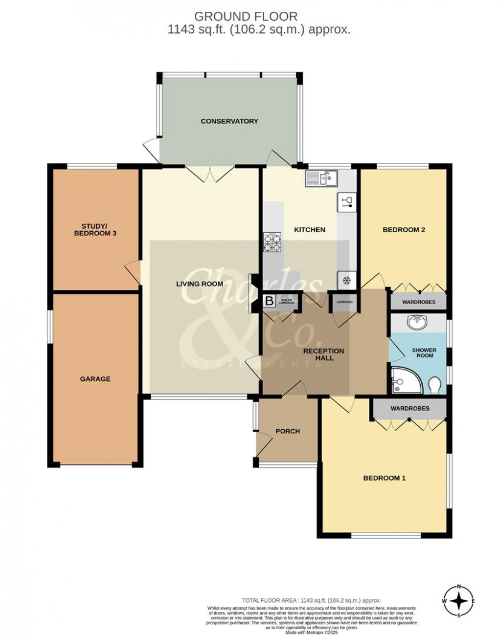 Floorplan for Meadow Way, Fairlight