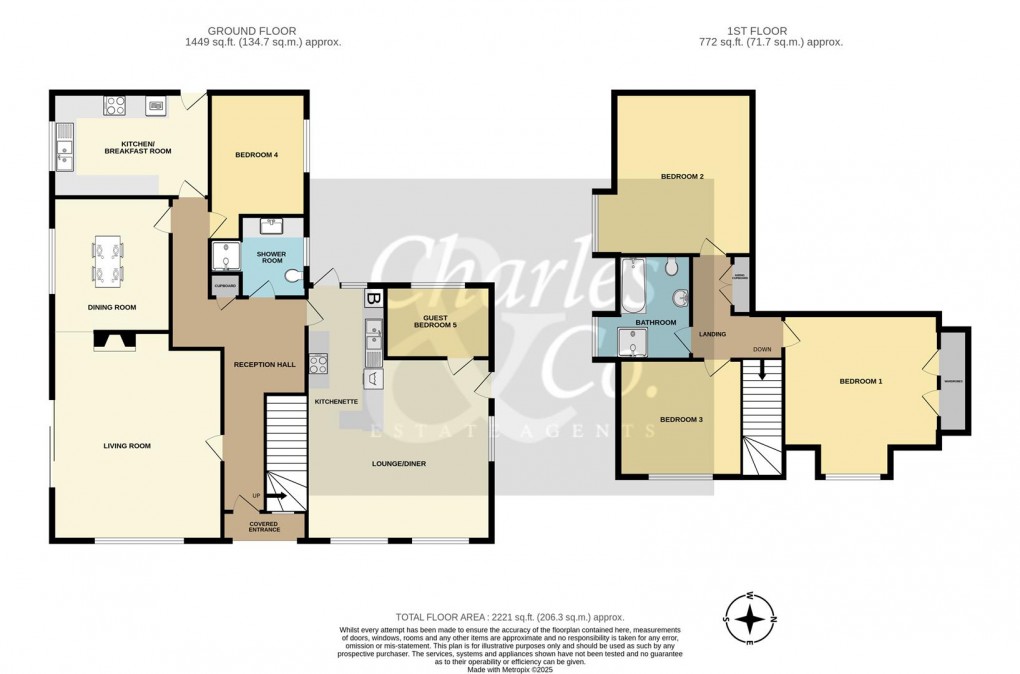 Floorplan for Gorsethorn Way, Fairlight