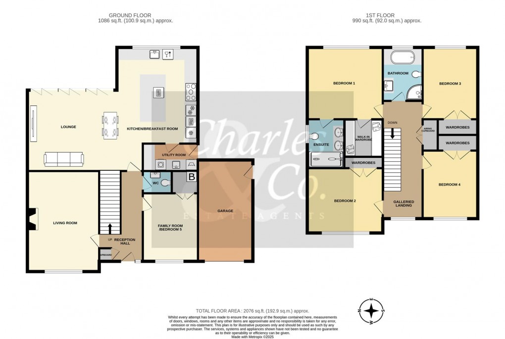 Floorplan for Hollington Park Close, St. Leonards-On-Sea