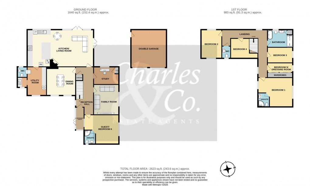 Floorplan for Pilgrims Way, Hastings