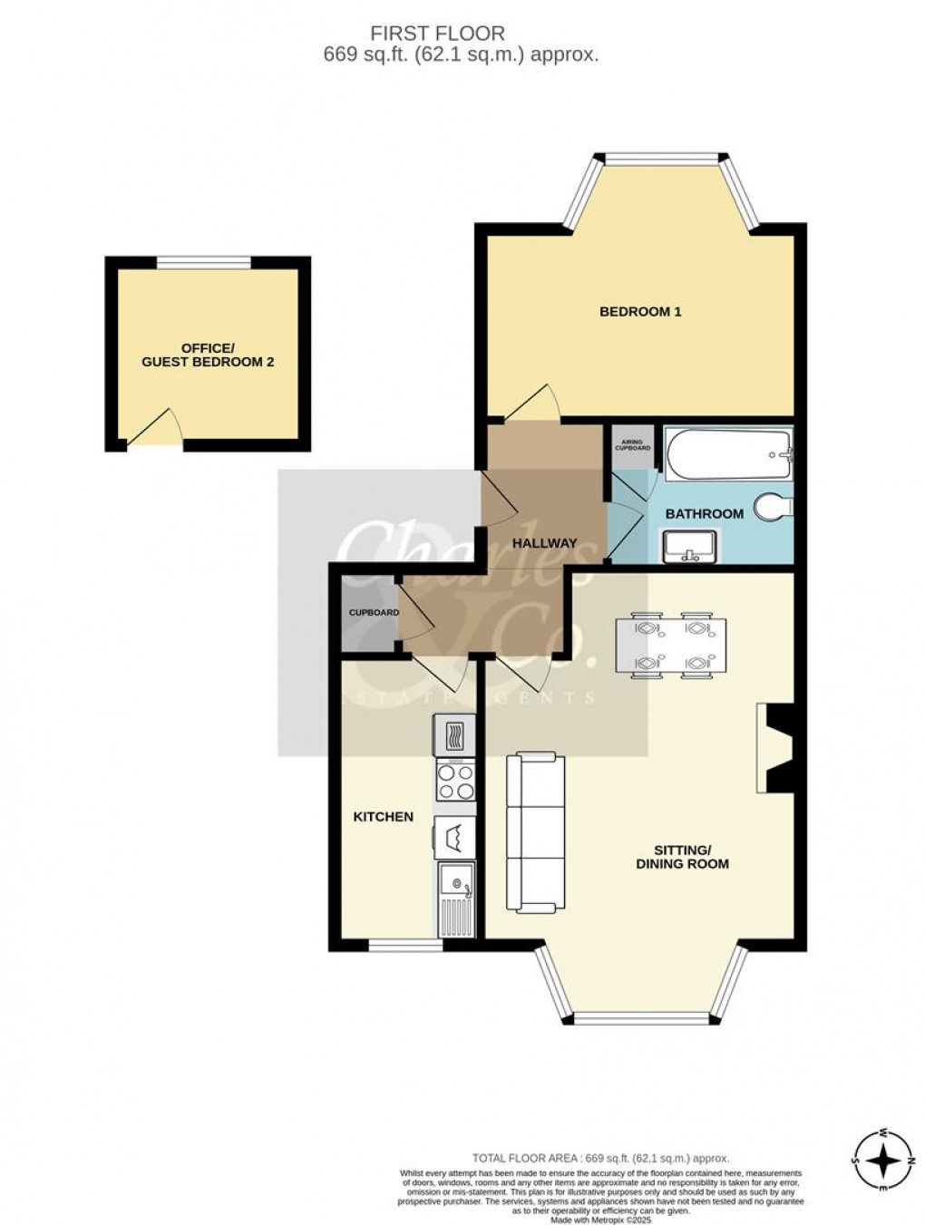 Floorplan for Church Road, St. Leonards-On-Sea