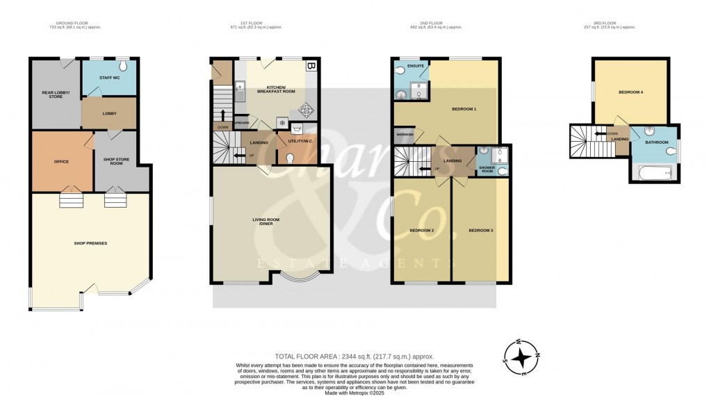 Floorplan for High Street, Hastings