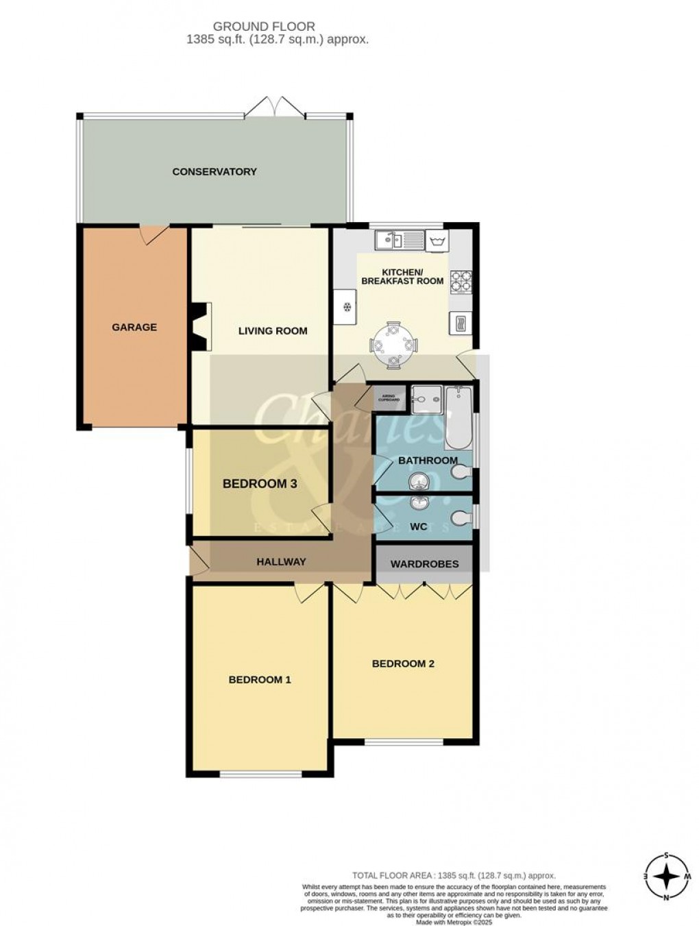 Floorplan for Manor Close, Icklesham