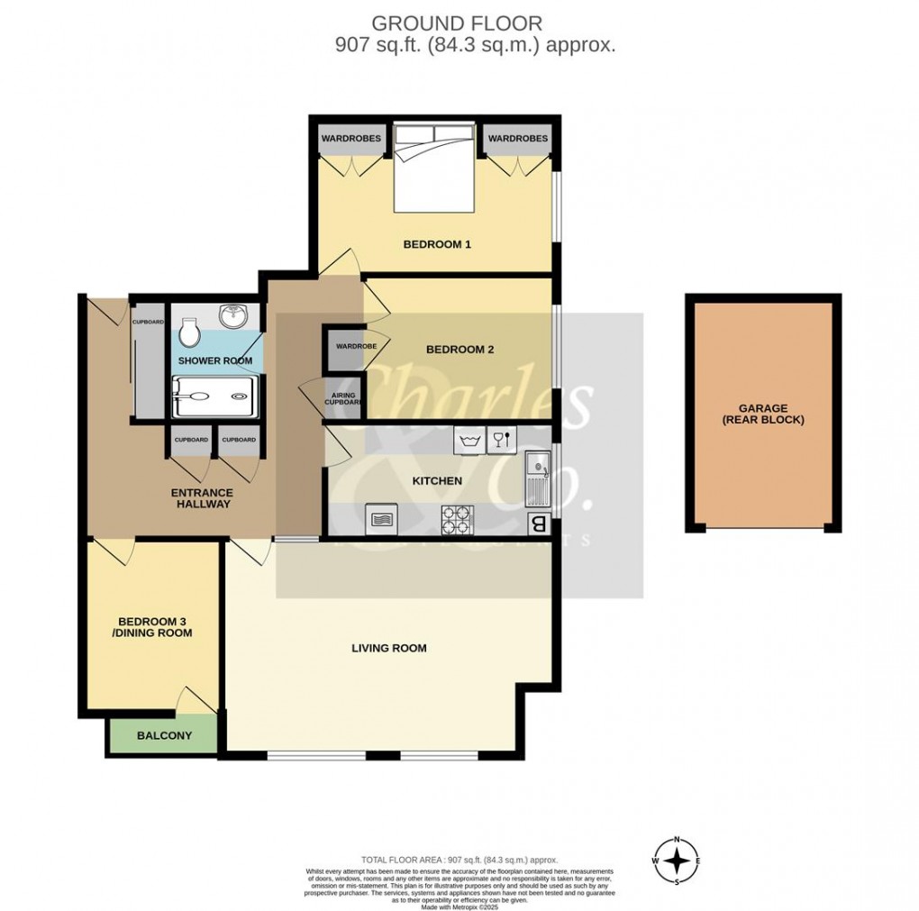Floorplan for St. Helens Road, Hastings