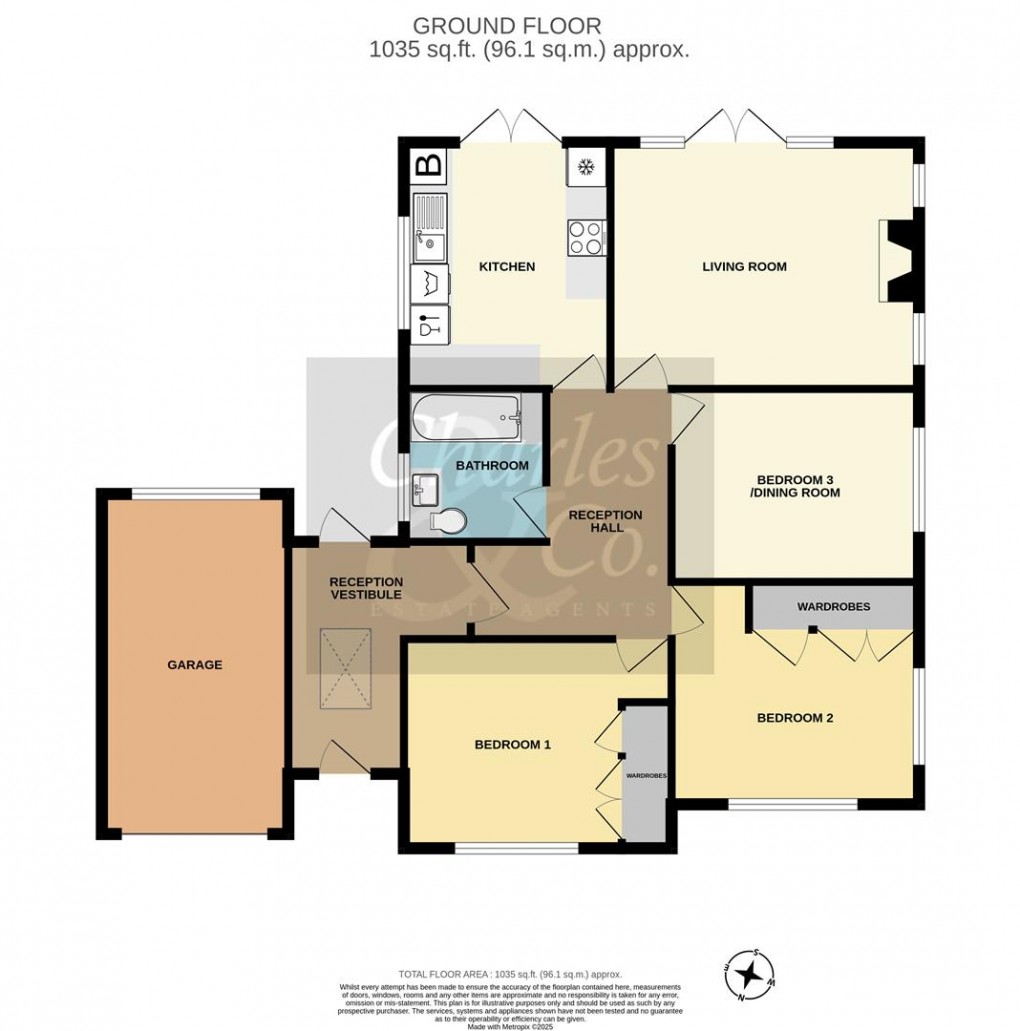 Floorplan for Grange Road, Hastings