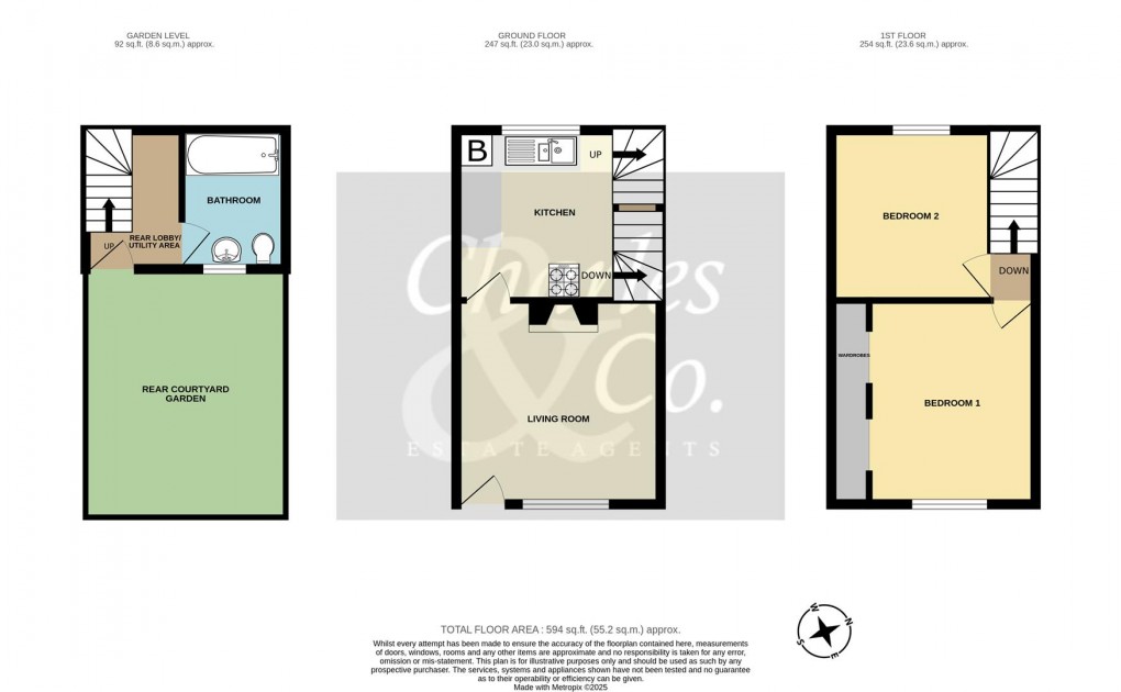 Floorplan for Stonefield Road, Hastings