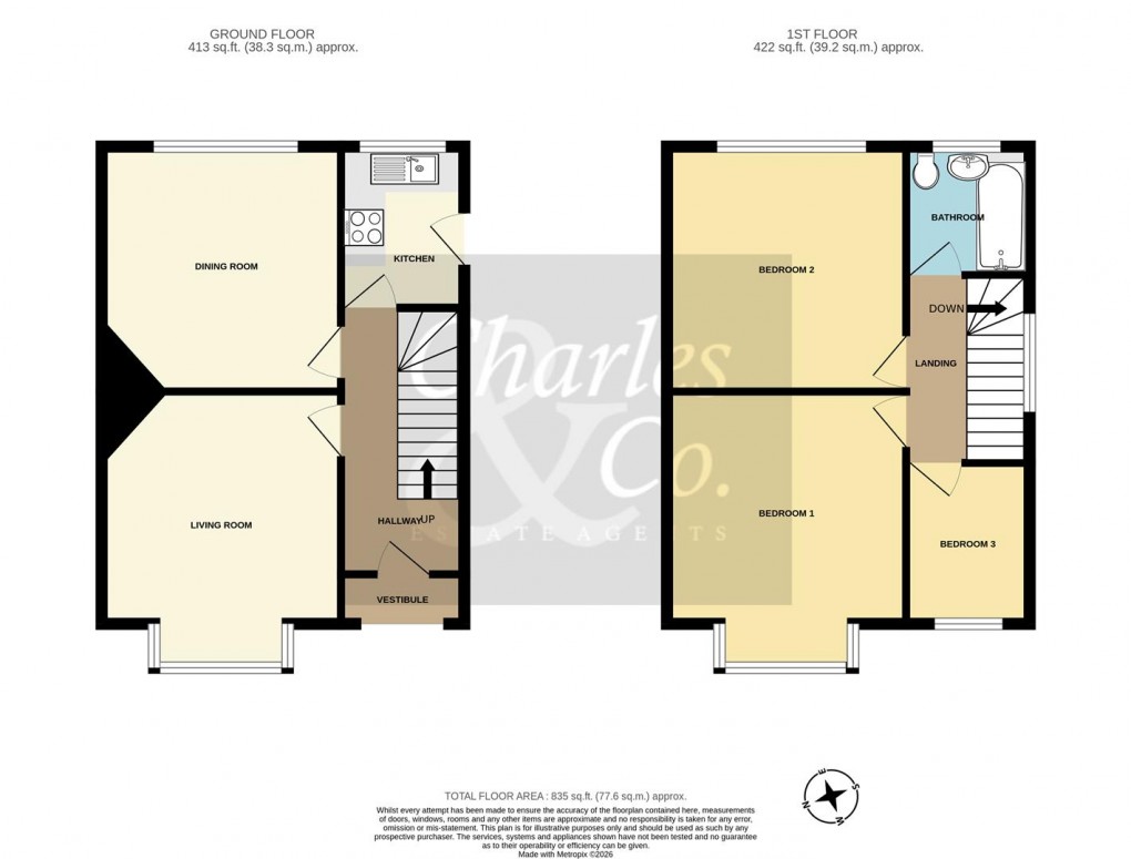 Floorplan for Old London Road, Hastings