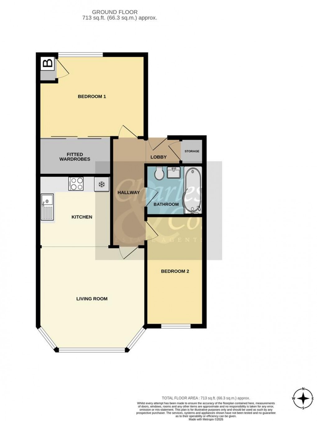 Floorplan for Eversfield Place, St Leonards-On-Sea