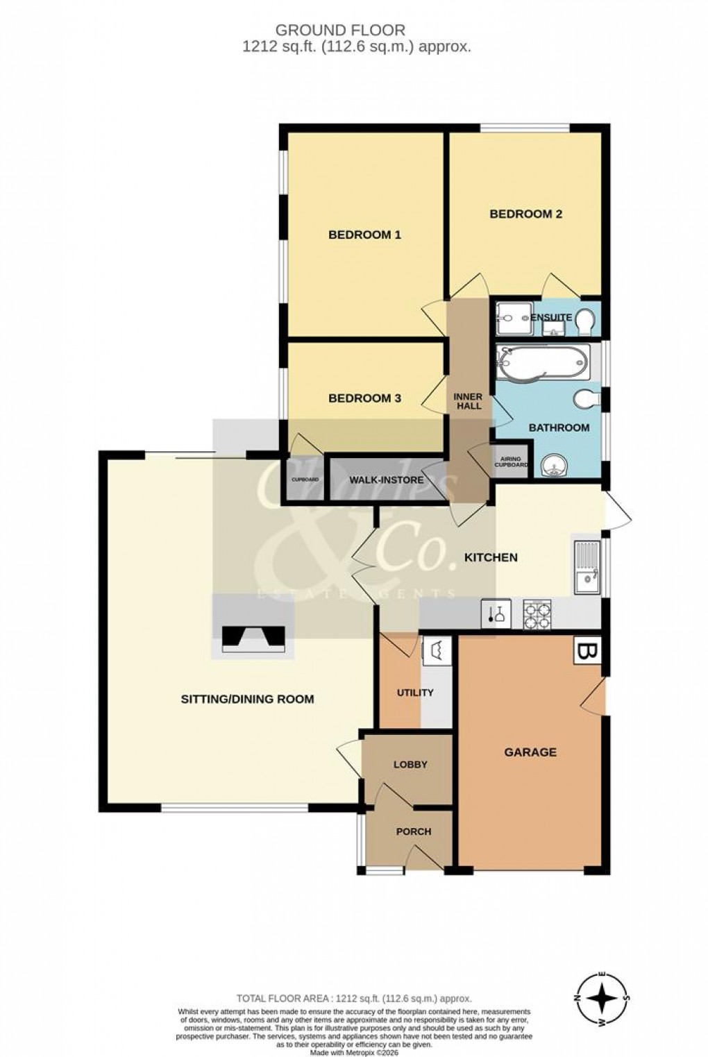 Floorplan for Smugglers Way, Fairlight