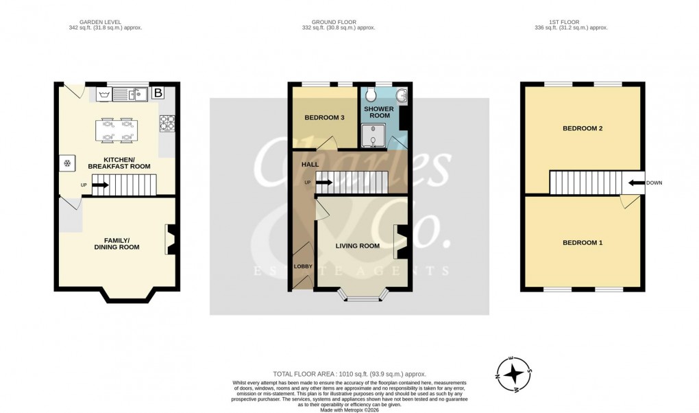 Floorplan for Harold Road, Hastings