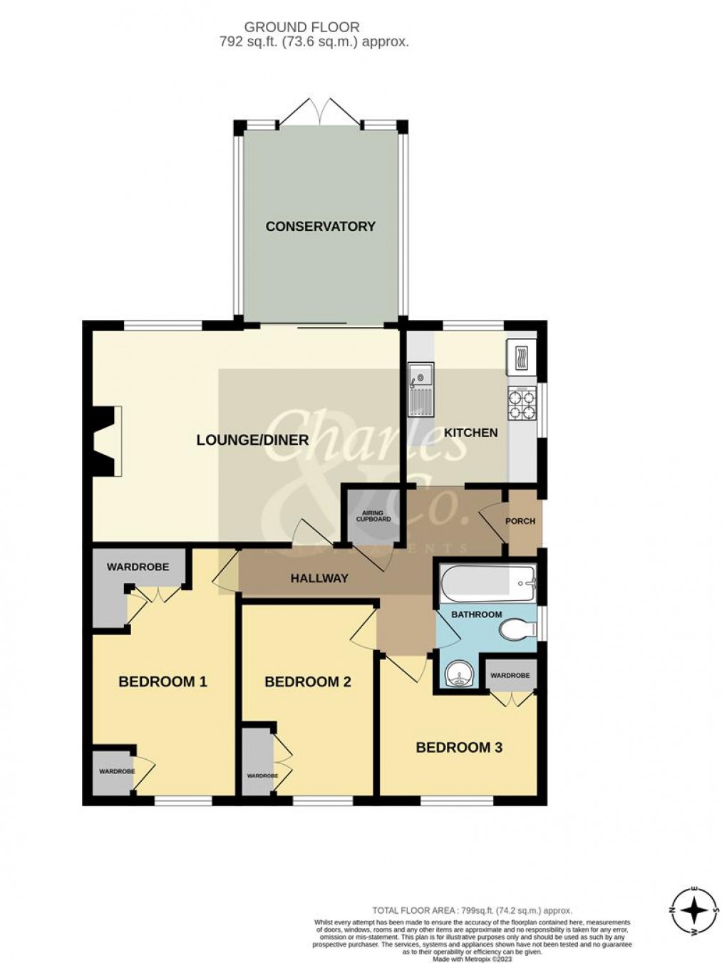 Floorplan for Rockmead Road, Fairlight,