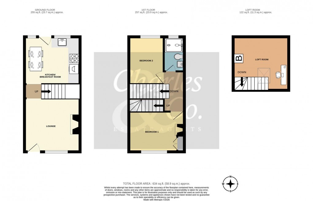 Floorplan for Butchers Lane, Three Oaks