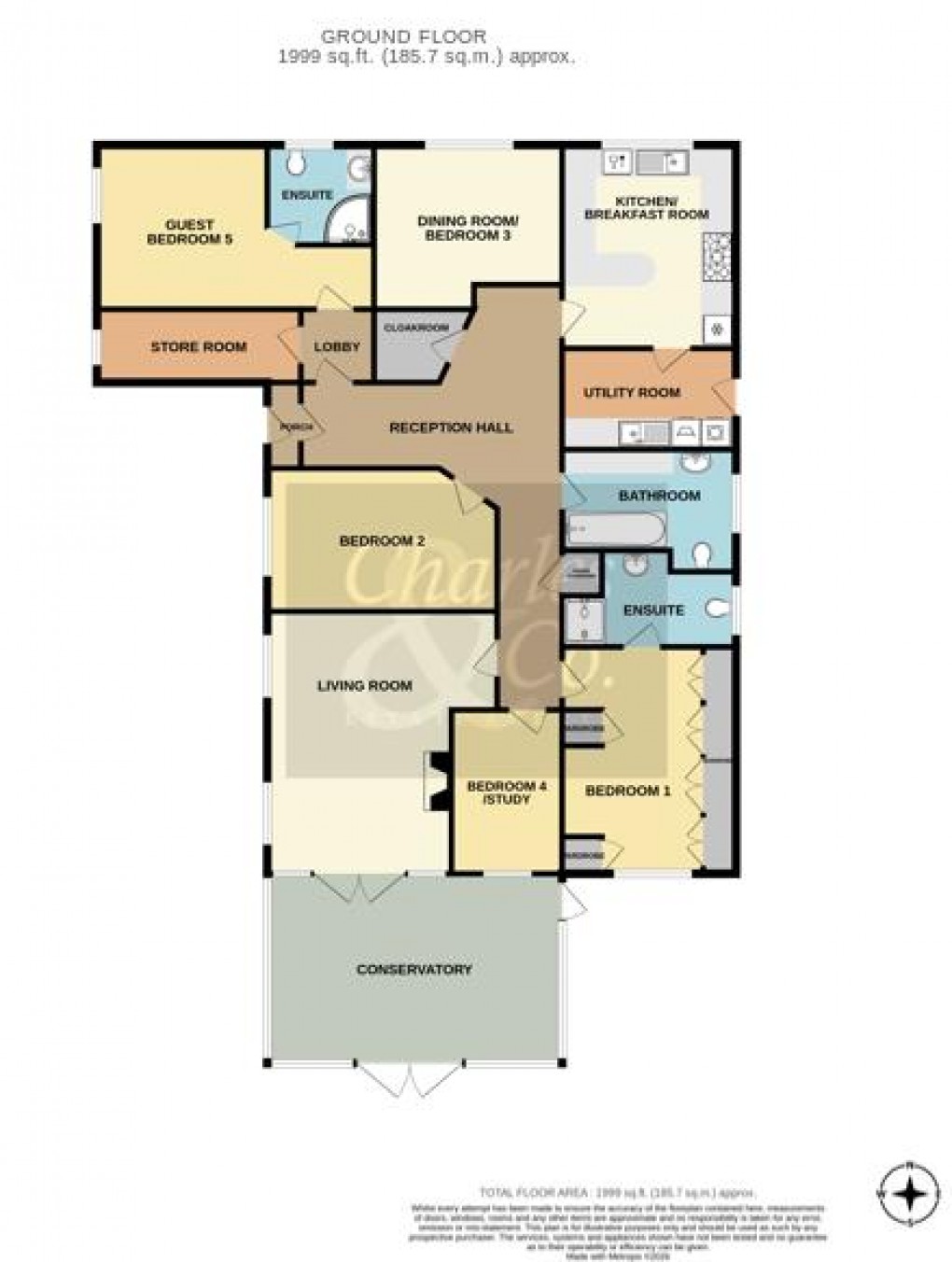 Floorplan for Beggars Lane, Stone Cross, Pevensey
