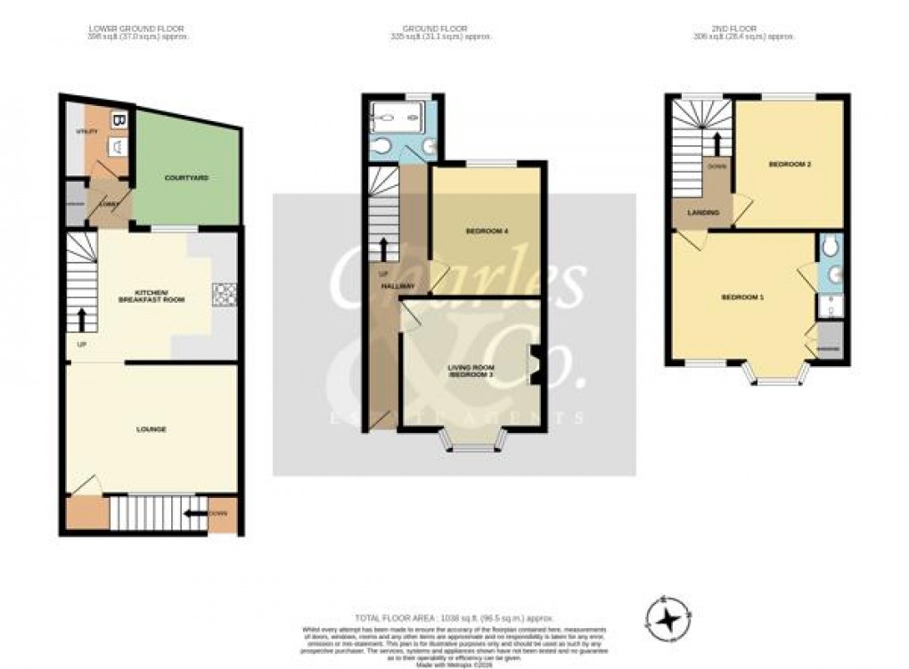 Floorplan for Cornwallis Street, Hastings