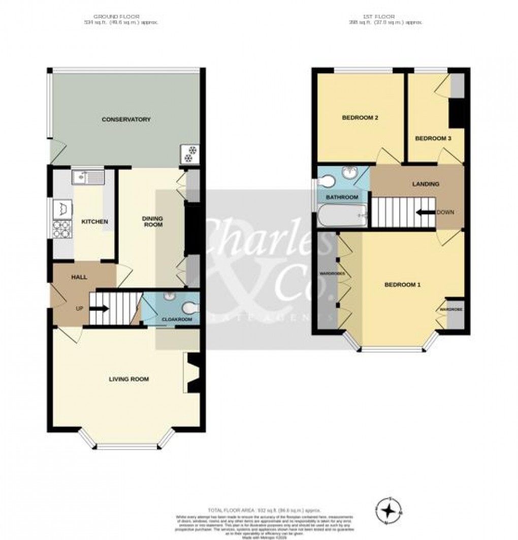 Floorplan for Valleyside Road, Hastings